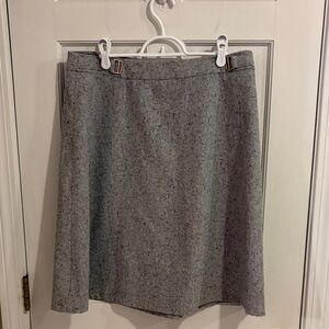 The limited size large Heather Gray A-Line Skirt like new